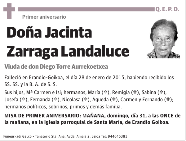 Jacinta Zarraga Landaluce