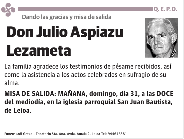 Julio Aspiazu Lezameta