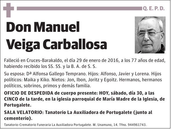 Manuel Veiga Carballosa