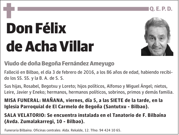 Félix de Acha Villar