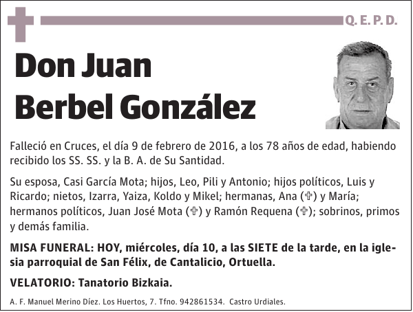 Juan Berbel González