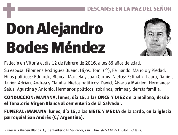 Alejandro Bodes Méndez