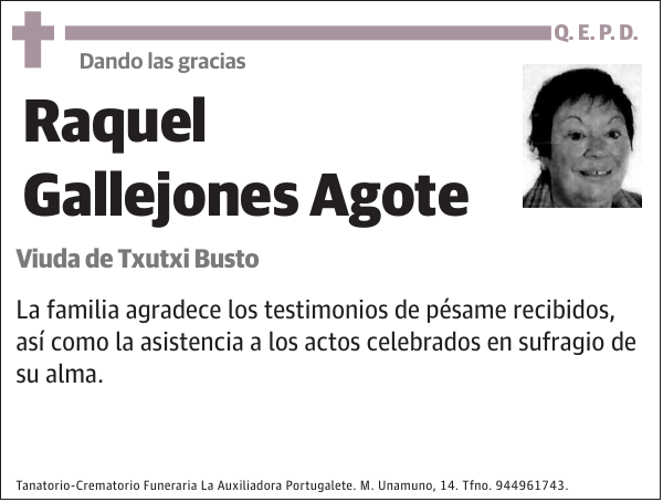 Raquel Gallejones Agote