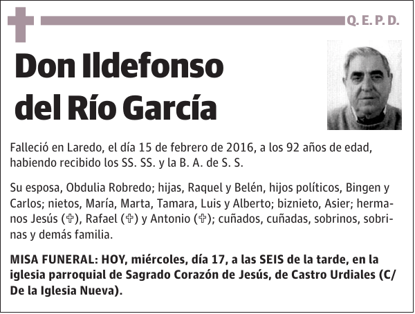 Ildefonso del Río García