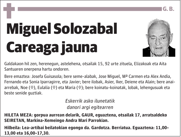 Miguel Solozabal Careaga