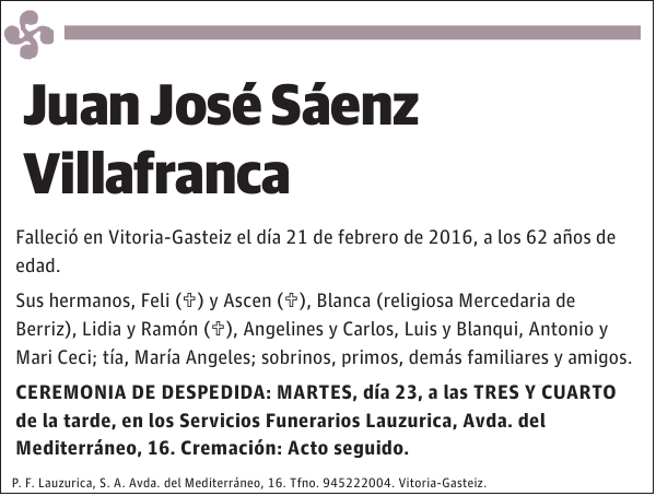 Juan José Sáenz Villafranca