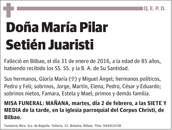 María Pilar Setién Juaristi