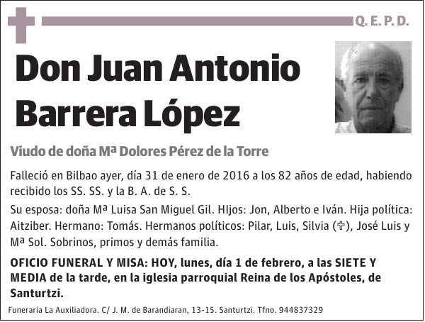 Juan Antonio Barrera López