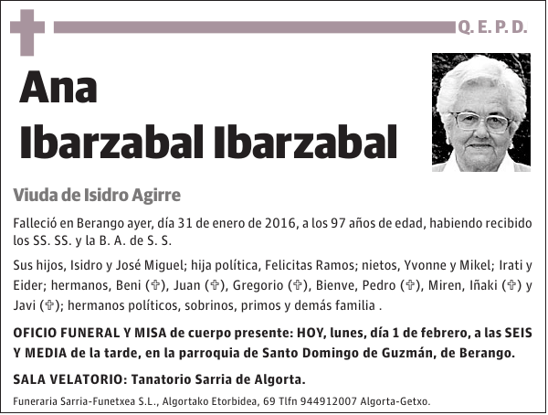 Ana Ibarzabal Ibarzabal