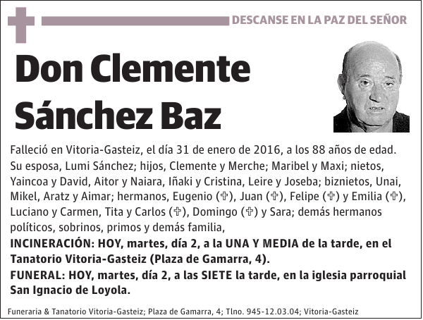 Clemente Sánchez Baz