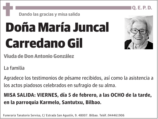 María Juncal Carredano Gil