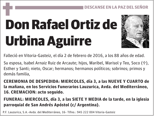 Rafael Ortiz de Urbina Aguirre