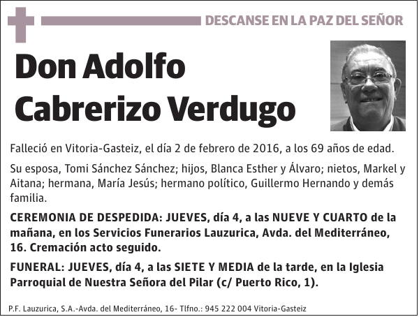 Adolfo Cabrerizo Verdugo