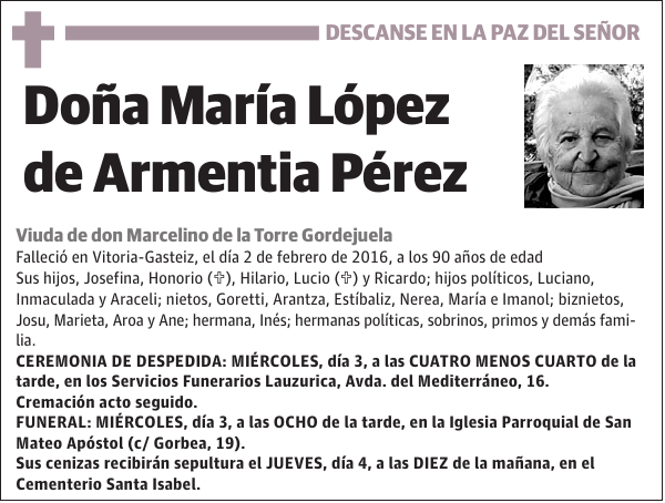 María López de Armentia Pérez