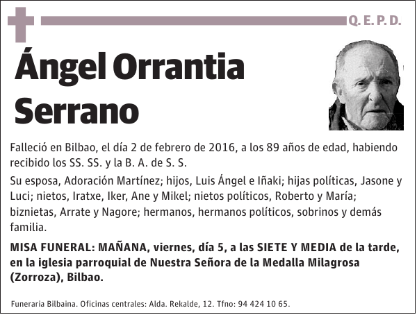 Ángel Orrantia Serrano