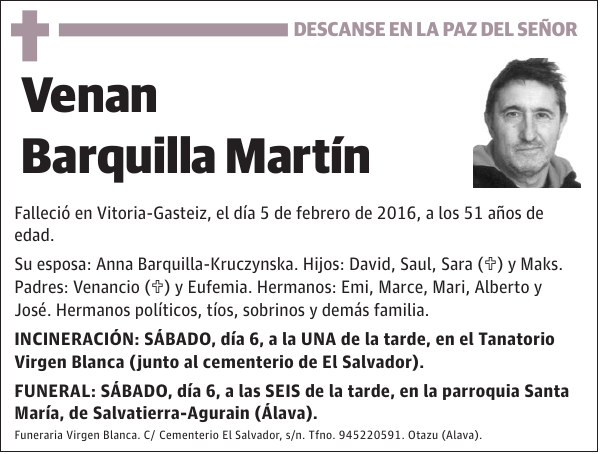 Venan Barquilla Martín