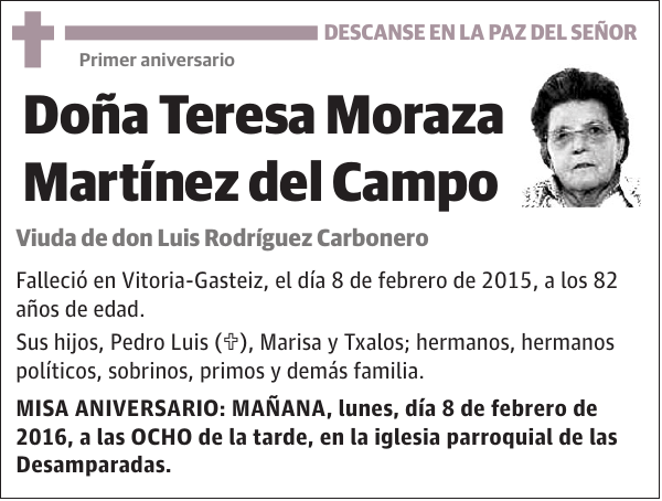 Teresa Moraza Martínez del Campo