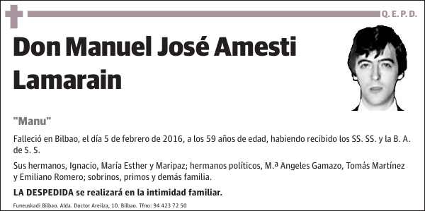 Manuel José Amesti Lamarain