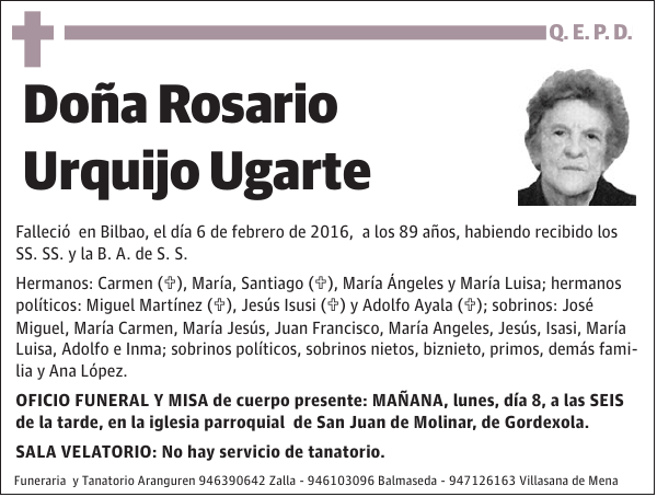 Rosario Urquijo Ugarte