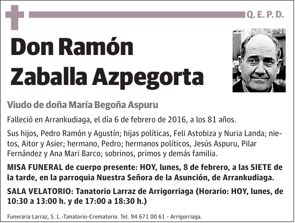 Ramón Zaballa Azpegorta