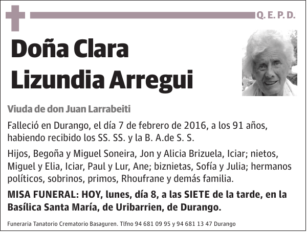 Clara Lizundia Arregui