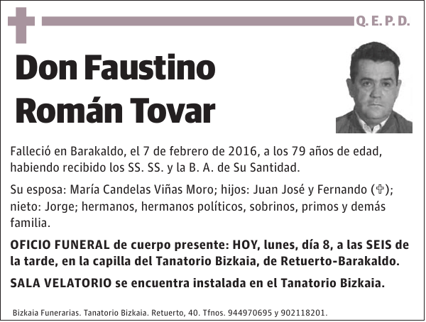 Faustino Román Tovar