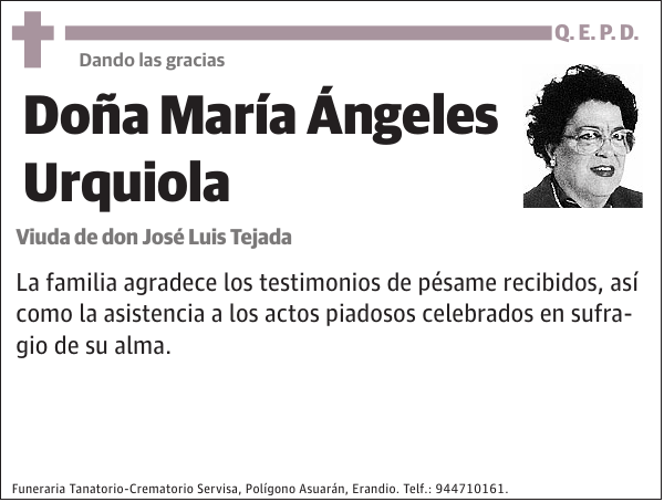 María Ángeles Urquiola