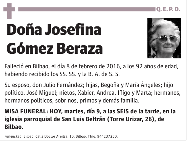 Josefina Gómez Beraza