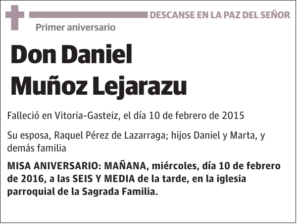 Daniel Muñoz Lejarazu