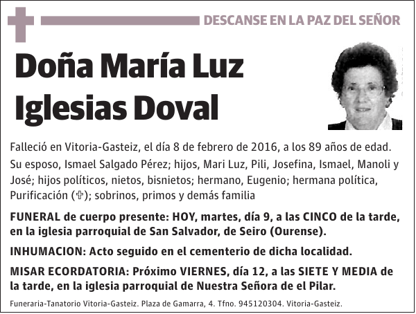 María Luz Iglesias Doval