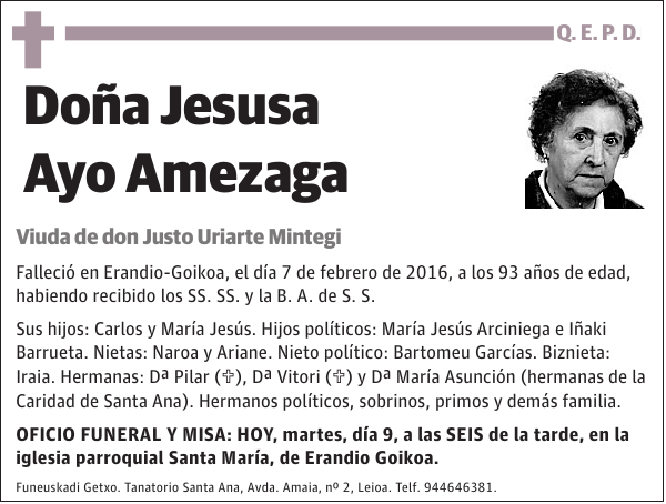 Jesusa Ayo Amezaga