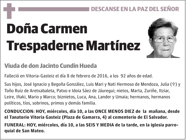 Carmen Trespaderne Martínez