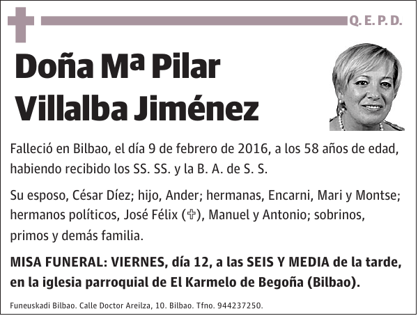 Mª Pilar Villalba Jiménez