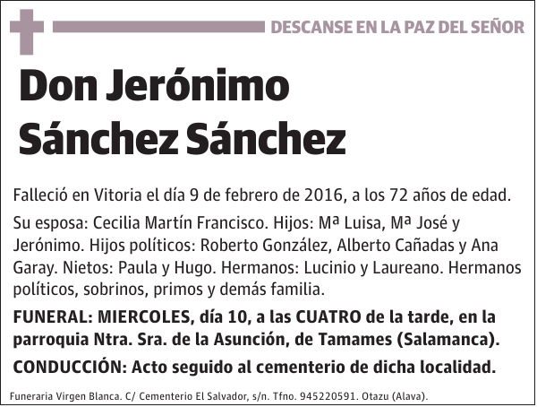 Jerónimo Sánchez Sánchez