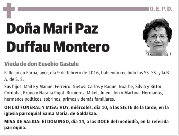 Mari Paz Duffau Montero