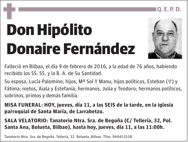 Hipólito Donaire Fernández