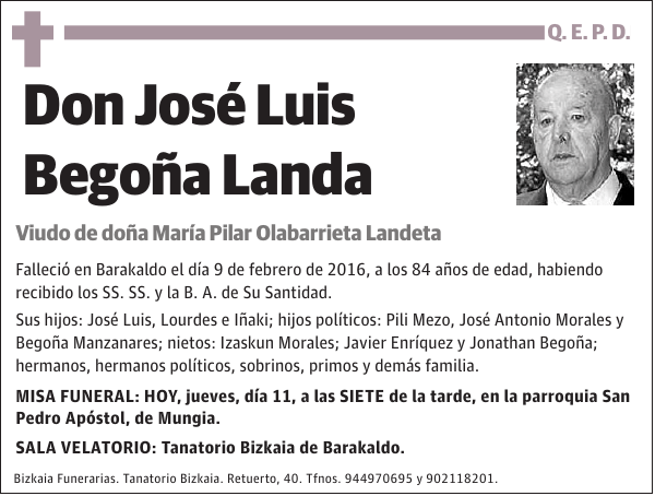 José Luis Begoña Landa