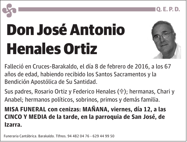 José Antonio Henales Ortiz