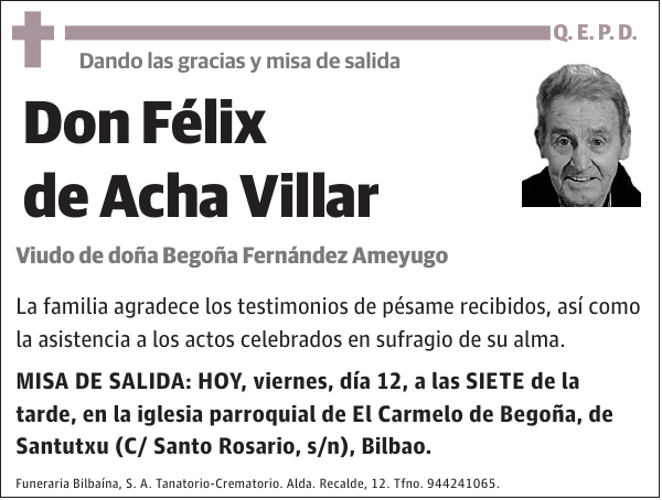 Félix de Acha Villar