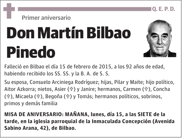 Martín Bilbao Pinedo