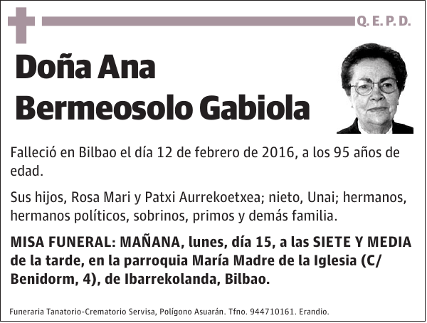 Ana Bermeosolo Gabiola