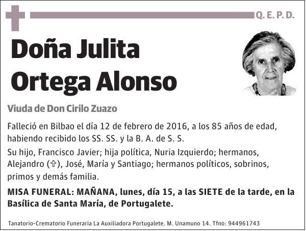 Julita Ortega Alonso