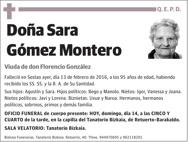 Sara Gómez Montero