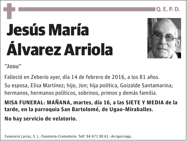 Jesús María Álvarez Arriola