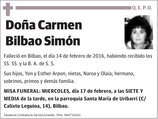 Carmen Bilbao Simón