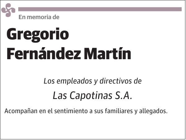 Gregorio Fernández Martín
