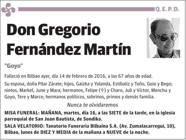 Gregorio Fernández Martín