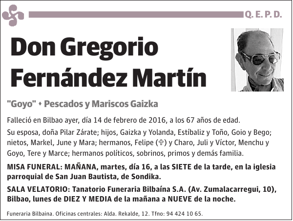 Gregorio Fernández Martín