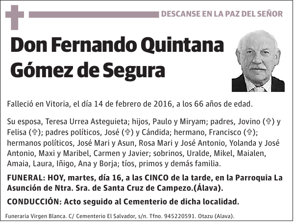 Fernando Quintana Gómez de Segura