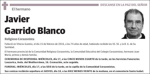 Javier Garrido Blanco